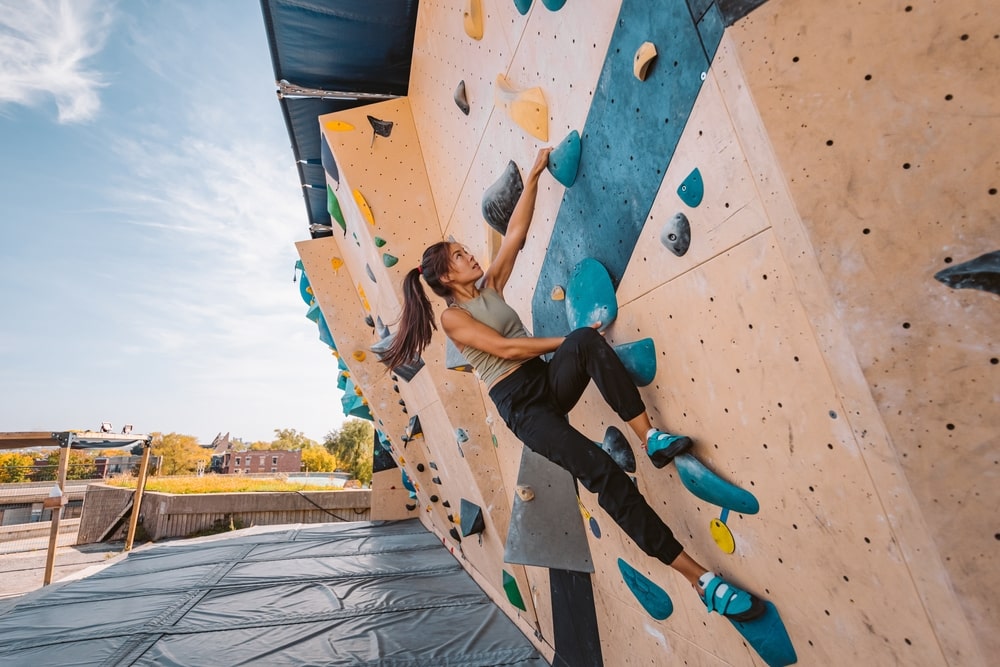 Try Your Hand At A Bouldering Wall