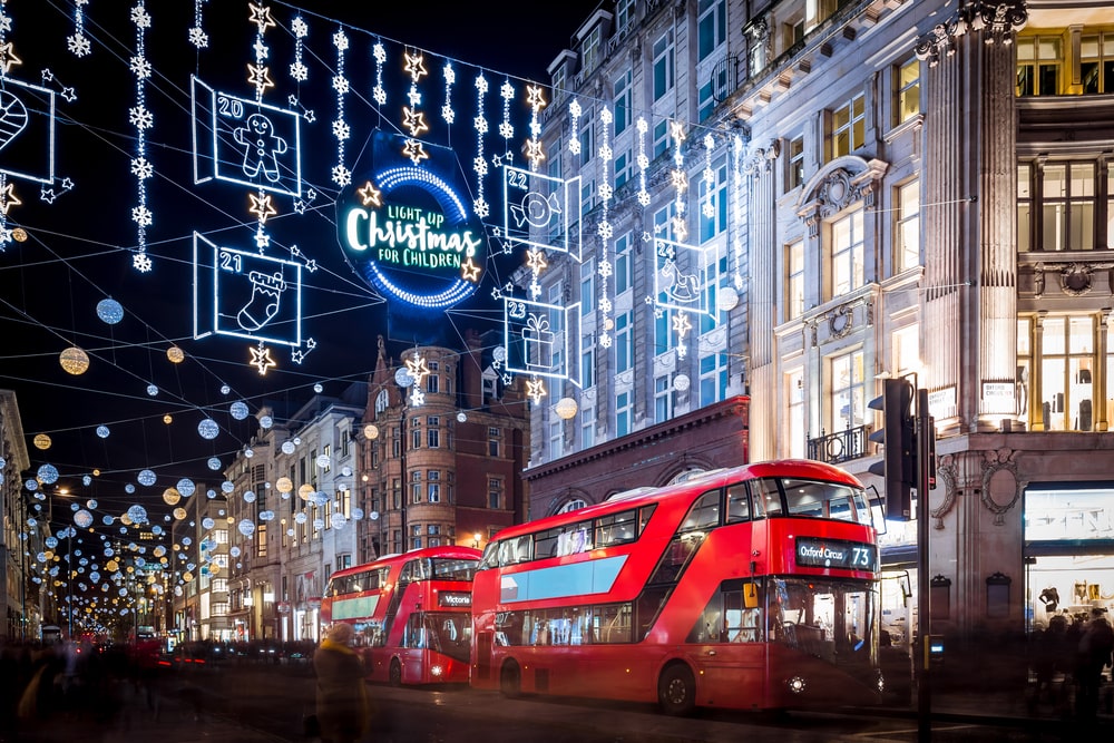 Christmas Lights of Oxford Street and Carnaby Street
